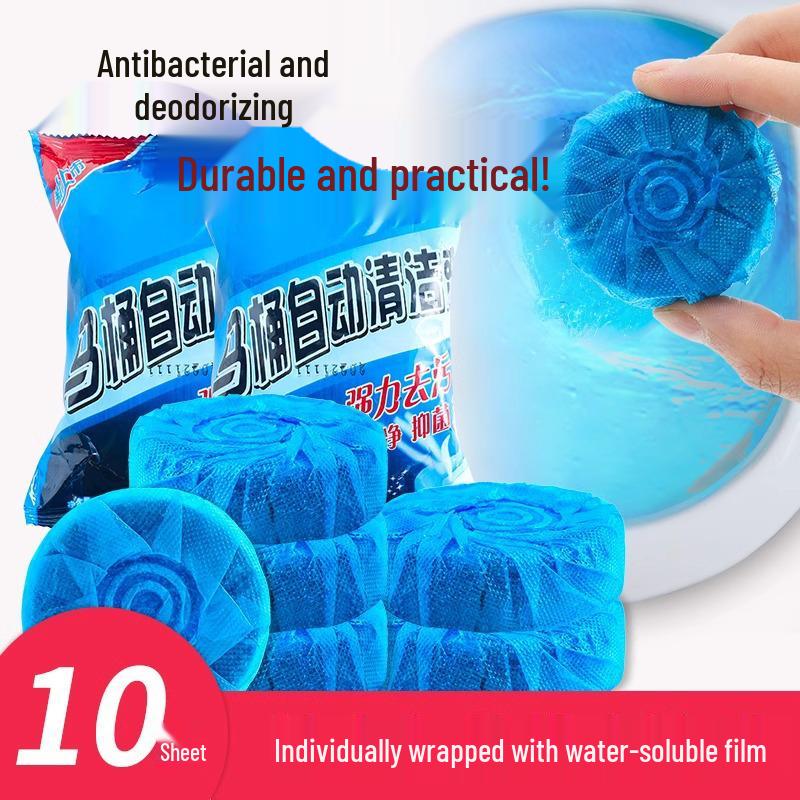 Blue Bubble Toilet Bowl Cleaner & Deodorizer