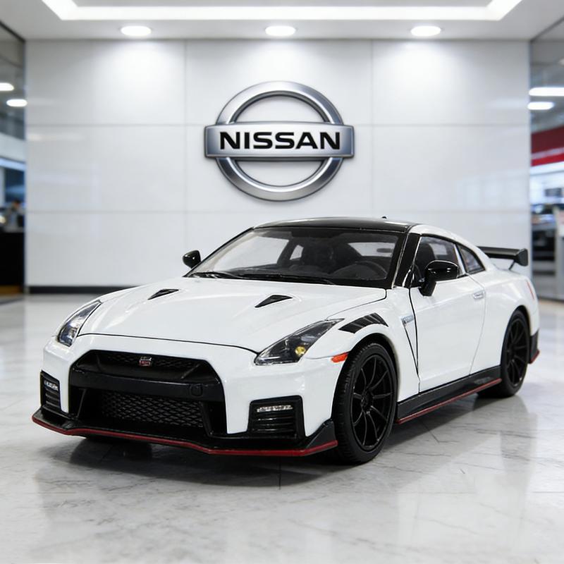 ABP3  1:32 Nissan GTR R35 NISMO Legierung Druckguss Spielzeugauto Modell Ton und Licht Kinderspielzeug Sammlerstücke Geburtstagsgeschenk