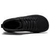 HOBIBEAR Scarpe Barefoot Mid-Top Unisex Ampia Scatola Dita Tela Sneakers Zero Drop Allacciatura Scarpe da Passeggio per Esterno