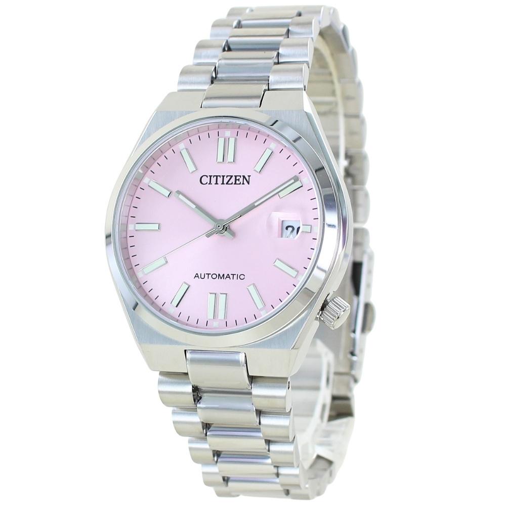 CITIZEN Automatic Watch TSUYOSA Pink Stainless Steel and Mechanical Watch Coming of (Strength) Men's Women's - Age
