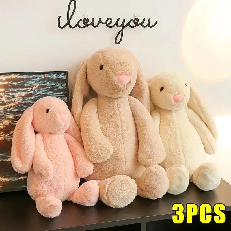 Long Ear Bunny Plush Stuffed Animal Unisex Soft Cotton Cute Sleeping Companion Easter Birthday Gift Rabbit Toy