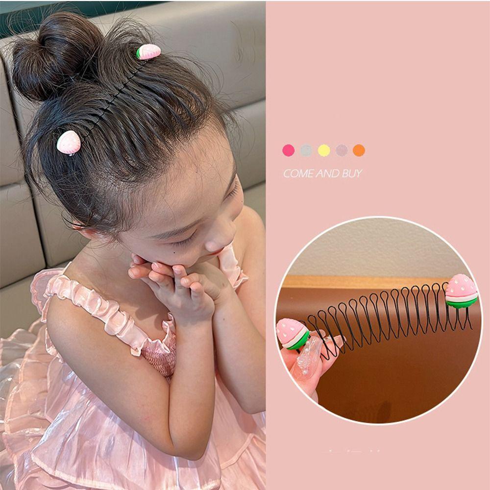 Spring Invisible Extra Hair Holder Teeth U Shape Hair Styling Comb Fashion   Children