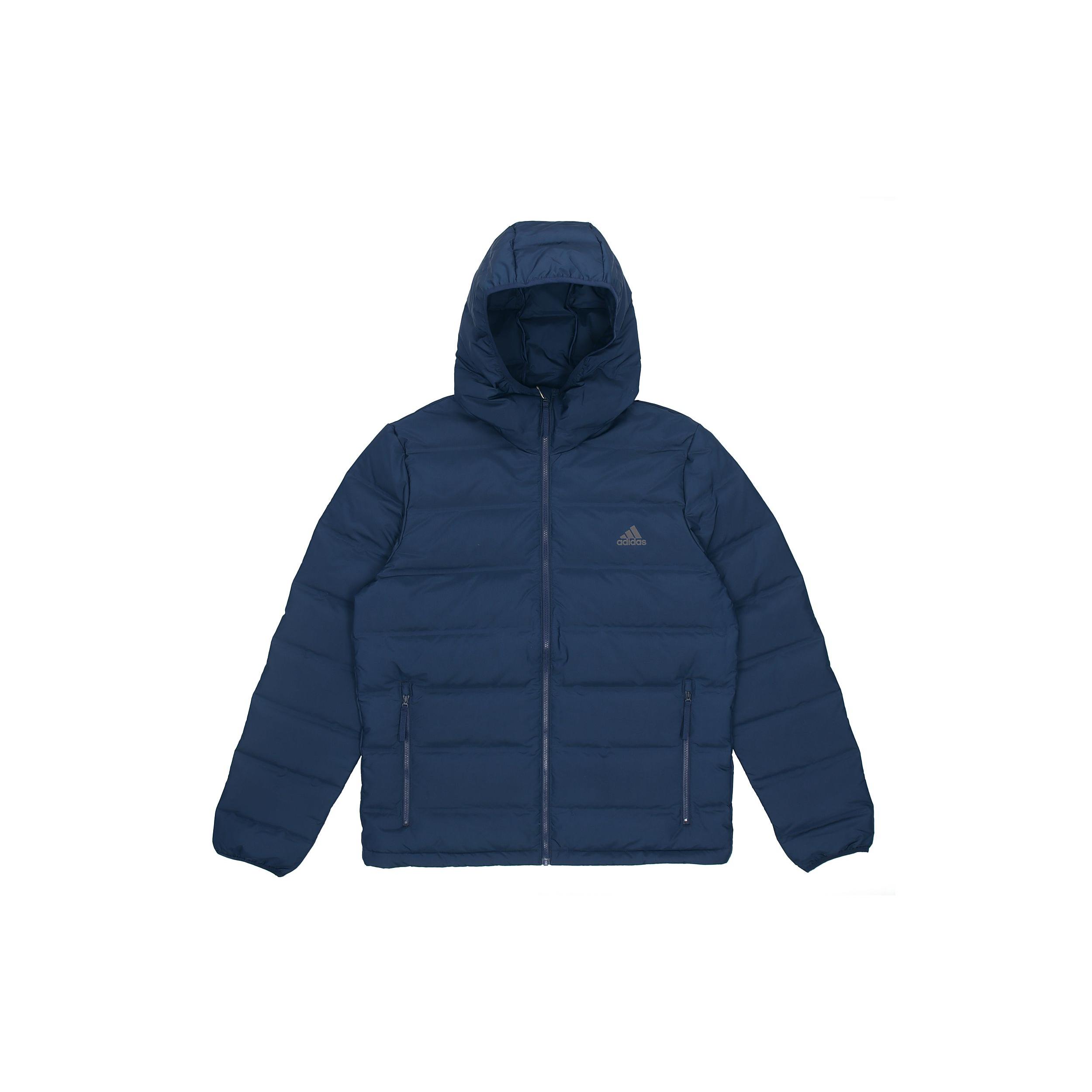 Мужская зимняя пуховая куртка Adidas Helionic Цвет: Колледж Нави CZ2311 S