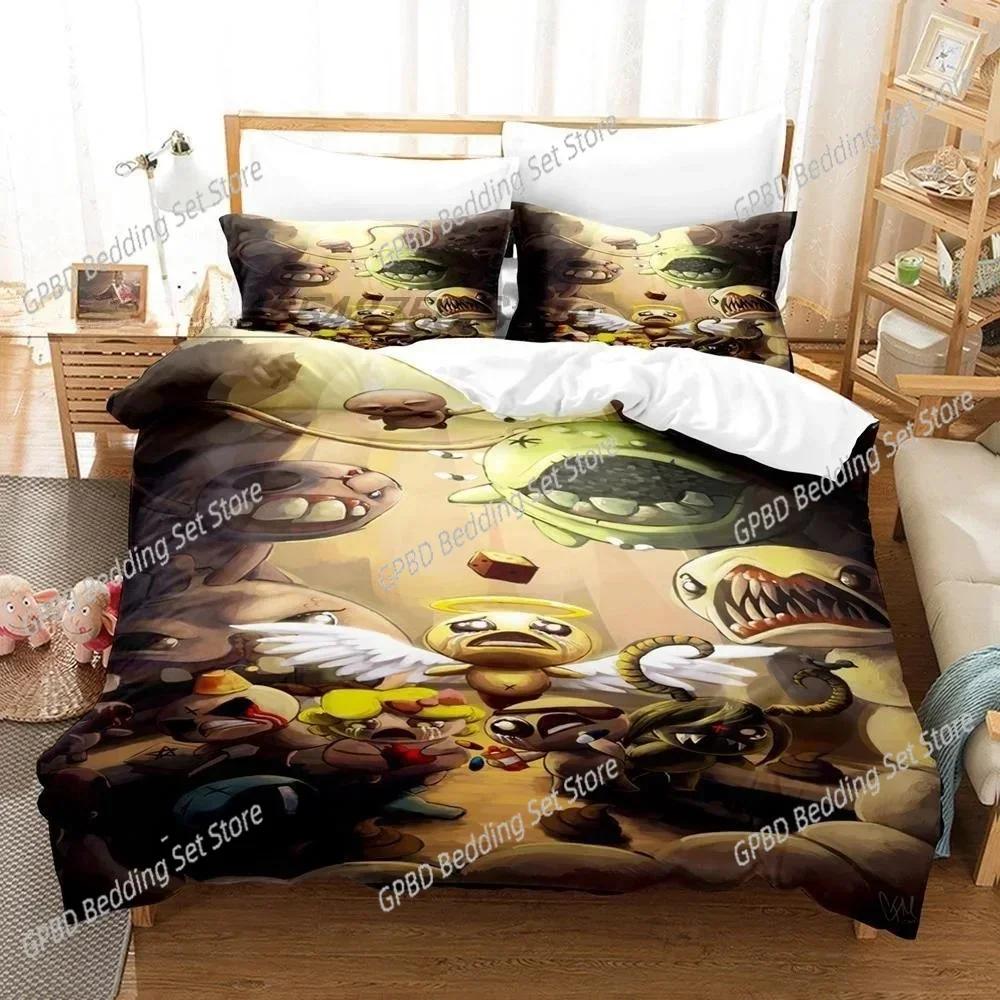 Luxury  New 3D Print Game The Binding of isaac Bedding Set Single Twin Full Queen King Size Bed Set Teenager Bedroom Sheet sets