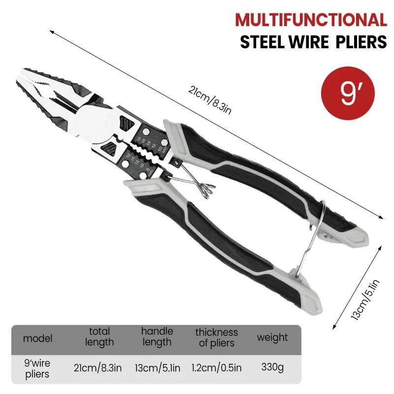 Multifunctional Universal Diagonal Pliers Needle Nose Pliers Hardware Tools Universal Wire Cutters Electrician Repair Pliers