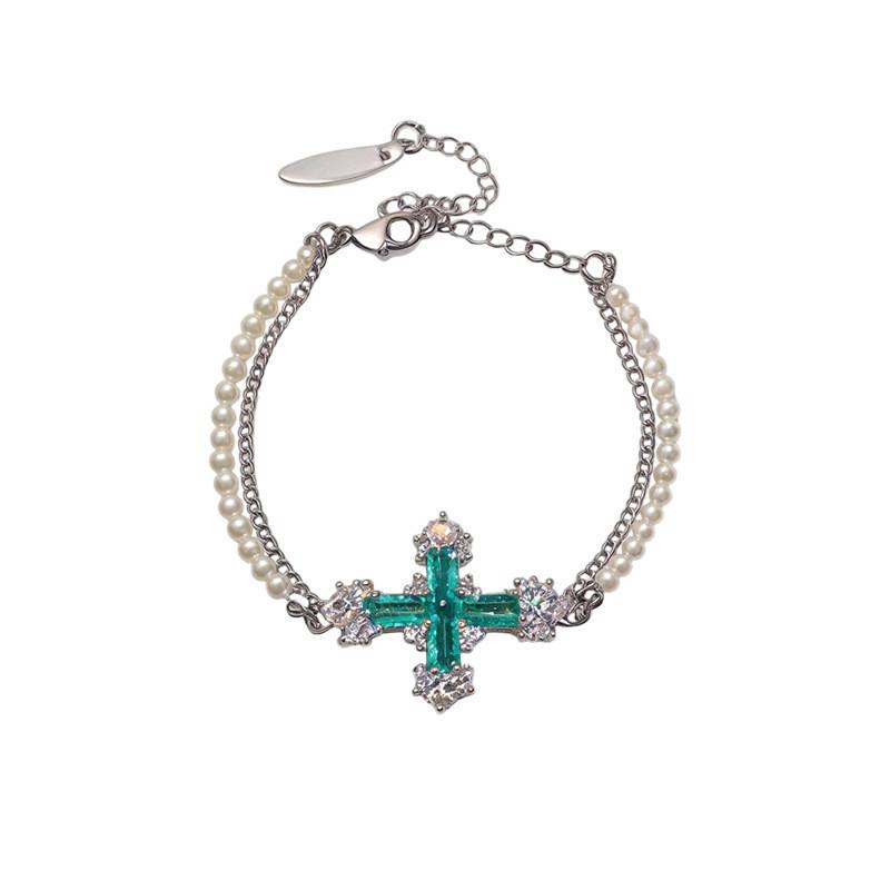 Koreaninspired Style Jewelry Jewelry Hand Chain With Zircon Stones For Gift Giving