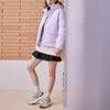 Fila Fusion Letter Print Hooded Sports Warm Down Jacket Women outerwear Light-Lavender T11W316904AVT