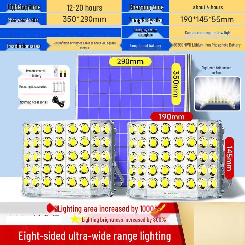UOSU Уличный/Внутренний Солнечный Проекторный Свет