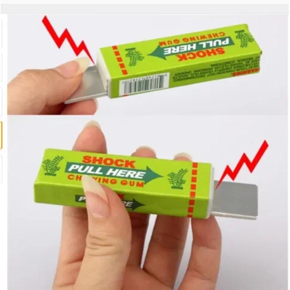 Funny Anti-stress Novelty Gum Gripper Prank Trick Prop Electric Shock Toy Shocker Pen Gag Gadget Stress Reliever Toys