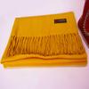 Wool Scarf for Women Autumn and Winter Warm Tassel Large Shawl Winter Scarf Solid Color Cashmere Scarf Imitation Cashmere Scarf