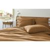 Taie d'oreiller Tissé-teint grands carreaux Déco "Gaïa Match" 60 x 60 cm &amp; 50 x 70 cm "Gaze de Coton" - Gaïa Match Camel - 60 x 60 c