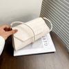 Bag Women's Spring and Summer New Trendy Fashion Crocodile Pattern Underarm Bag Indentation Crescent Shoulder Bag Oblique Span Bag