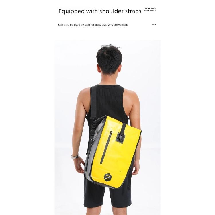 Road Bike Rear Carriers Bag Double Side Bicycles Saddles Bag 25L Large Capacity Panniers Bag for Grocery Long Trip