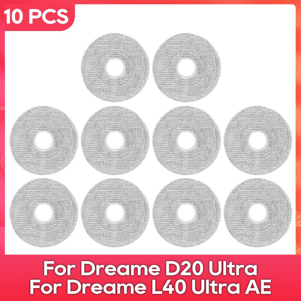 Fit For ( Dreame L40 Ultra AE / L40S Ultra CE / D20 Ultra ) Parts Main Side Brush Filter Mop Cloth Dust Bag Accessories