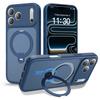 Compatible with iPhone 17 Pro Max Fengdun magnetic stand phone case, iPhone 16 Pro shockproof 15 protective case