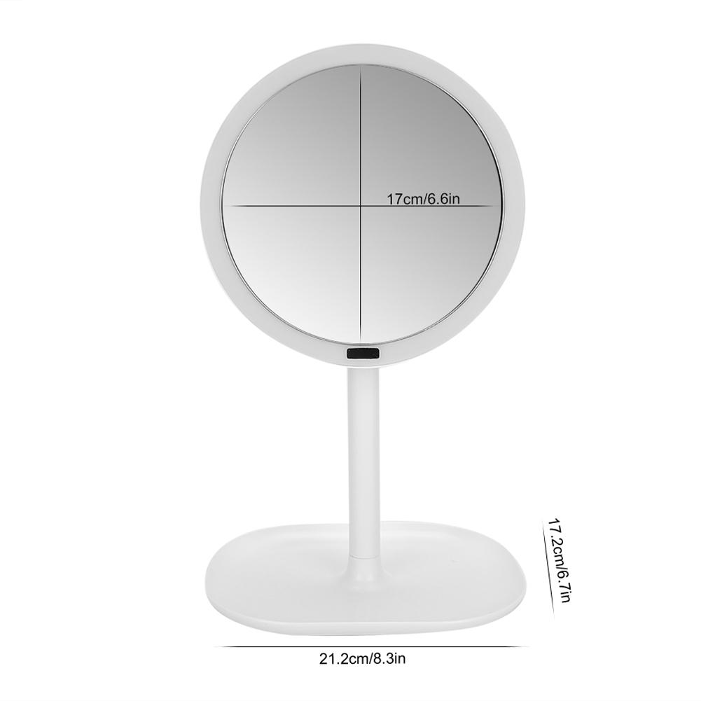 Makeup Mirror 10X Magnification LED Induction Portable Vanity Mirror for Home Dormitory