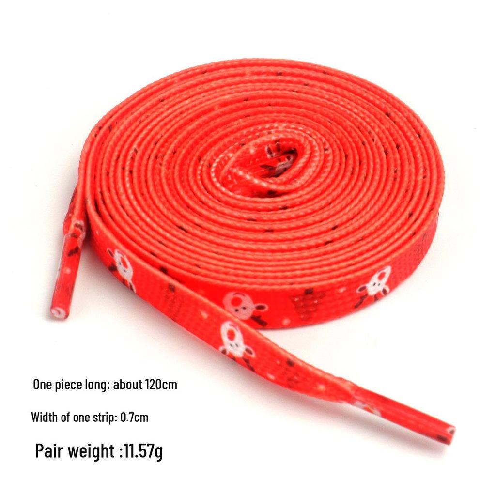 Colorful Rainbow Gradient Polyester Shoelaces for Sneakers and Canvas Shoes - Fun and Creative Laces for Kids