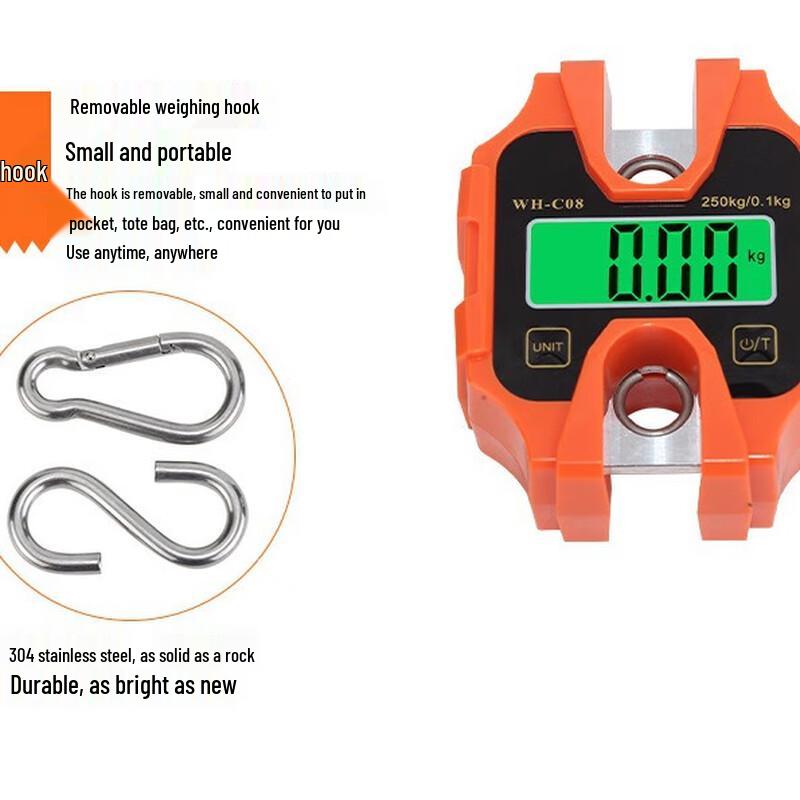 JINMIAO C08 Portable 250kg Industrial Digital Hanging Scale