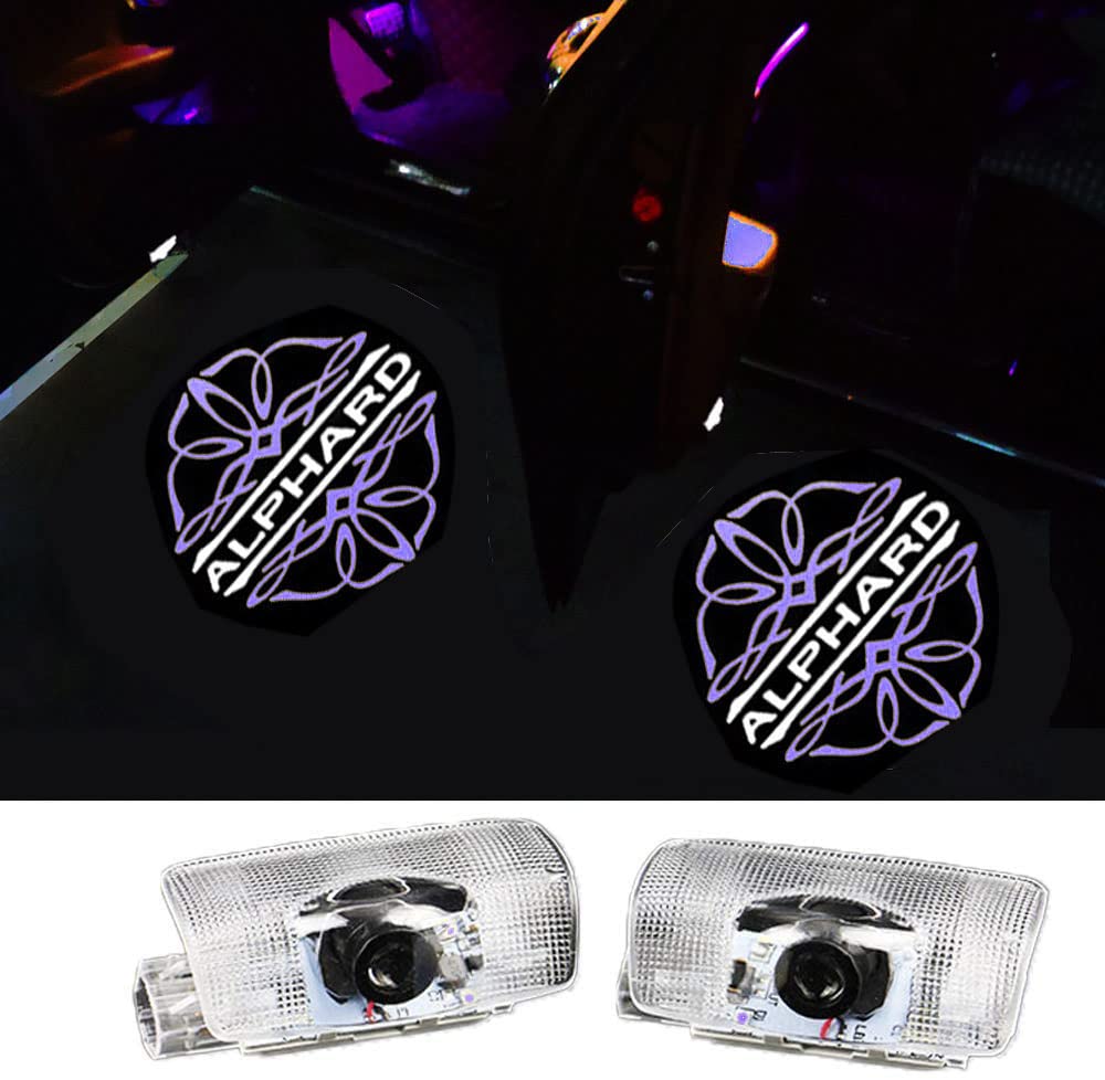 Alphard Courtesy Light, Door Welcome Light, Courtesy Lamp, LED Logo Projection, Toyota 20 Alphard