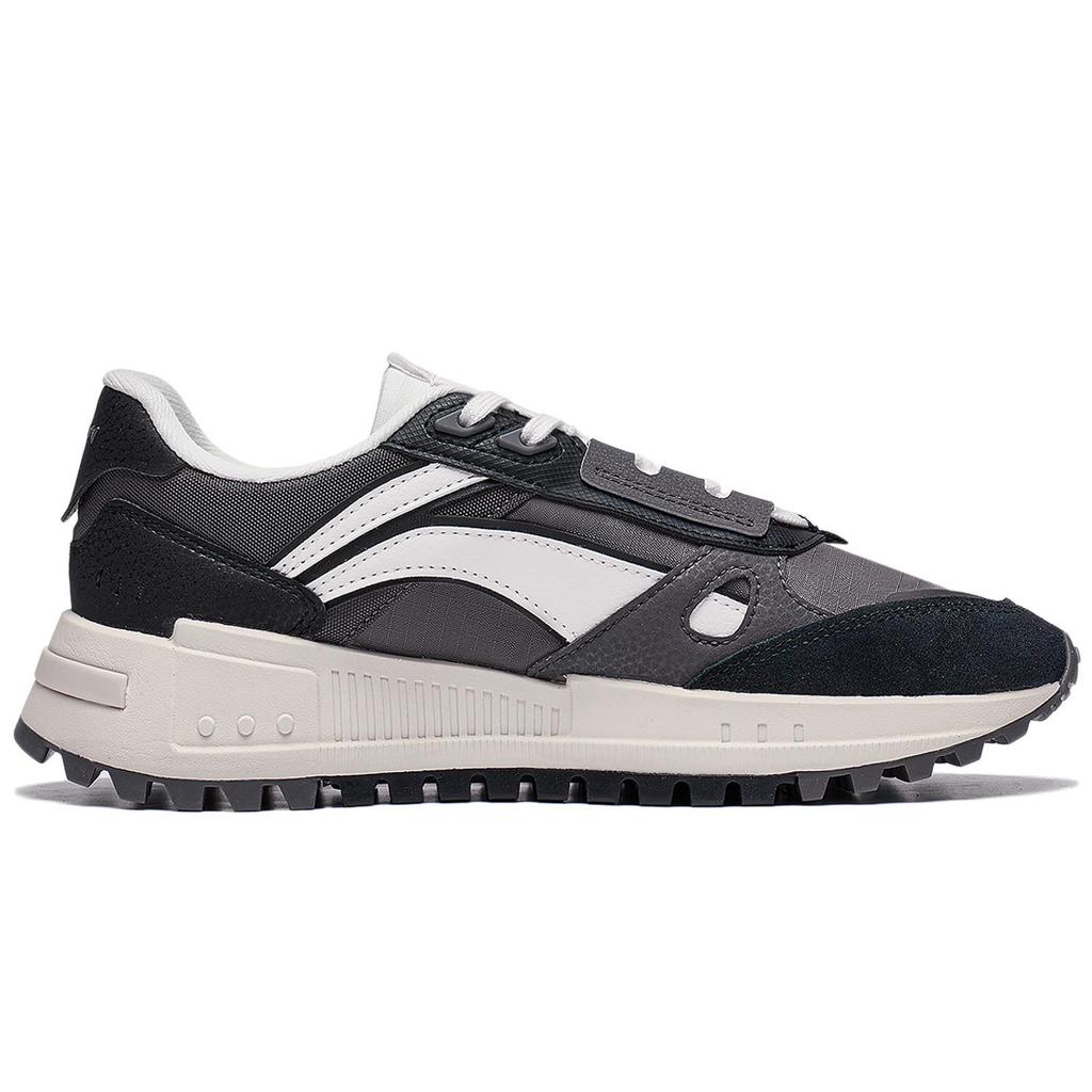 Li Ning Riding The Wind 2.0 Slip Resistant Abrasion Resistant Low top Sports Casual Shoes Women's Gray Black AGCT156-7