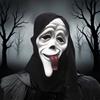 Halloween temná maska ​​na hraní rolí, vhodná hororová latexová maska ​​Vtipná maska