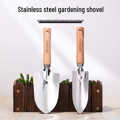 Pelle de Jardinage en Acier Inoxydable et Fer - Idéale pour Planter, Creuser la Terre et les Potagers Extérieurs