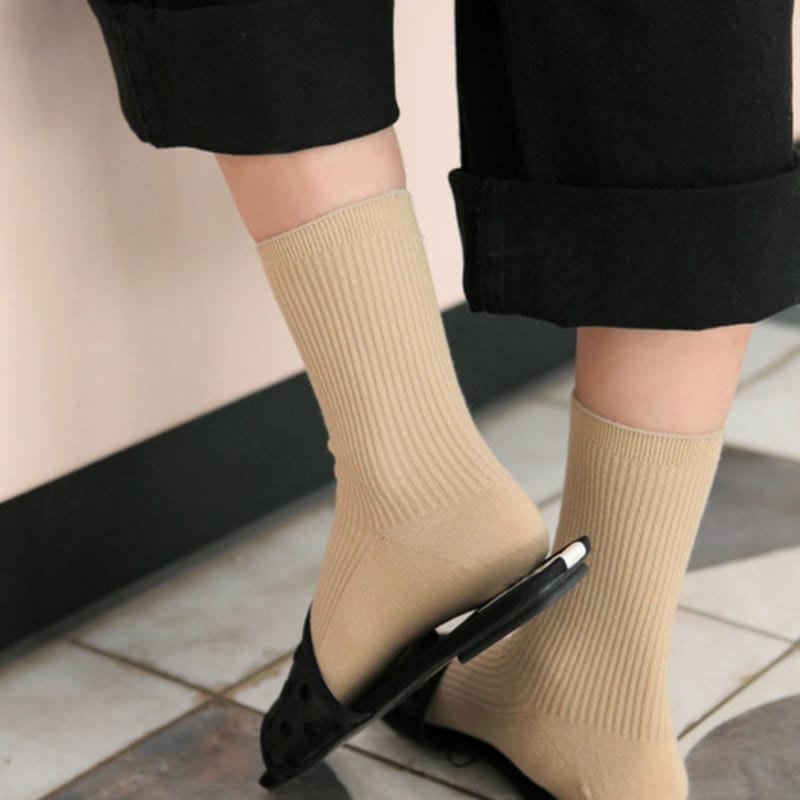 Bananasisters [5set] Daily Basic Golji Socks Momo 19 Colors