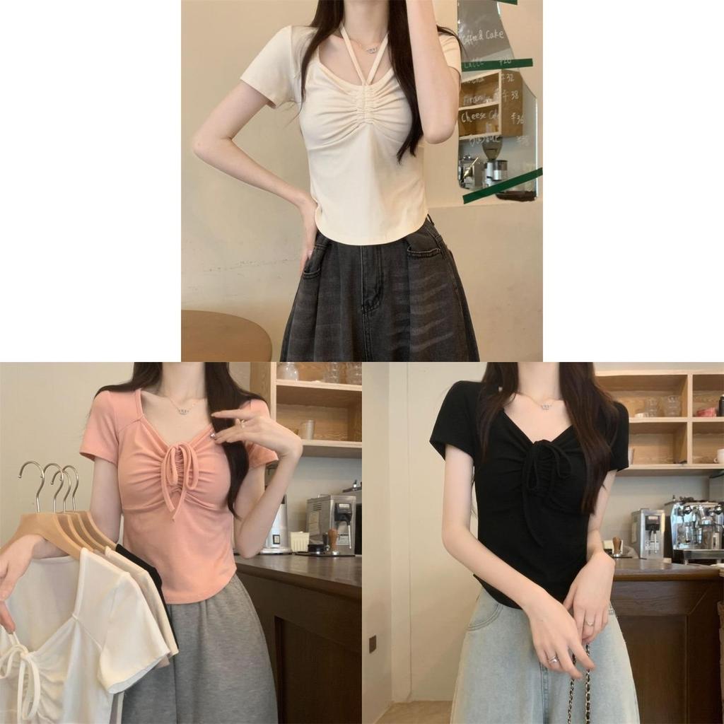 Pink Short Sleeve T Shirt With Embroidery For Elegant Casual Wear