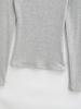 Women's Plus Velvet Thickened Long-Sleeve Cashmere T-Shirt with Half-High Collar and Slimming Waist