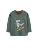 Autumn Boys' Cartoon Print Long-Sleeve Cotton Pullover Sweatshirt