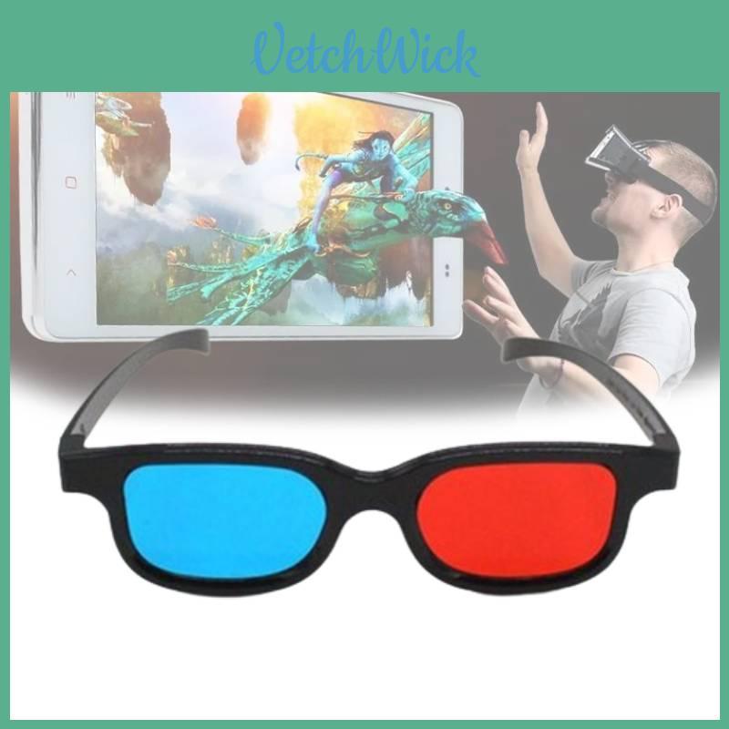 Stylish 3d Glasses For Kids With Red Blue Lenses Abs Pvc Frame Uv Protection