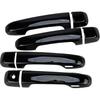 MENDX Exterior Door Handle Cover for Lexus Gx 460 2010-2022 Glossy Black Exterior Door Handle Cover Trim Car Accessories