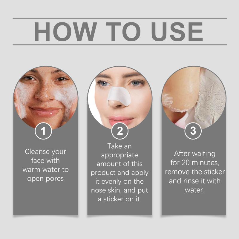 Control Blackhead Remover Cream Pore Tightening Oil Control Moisturizing Gentle Cleaning Daily Skincare Use