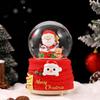 Boîte à musique fantaisie de Noël avec boule de cristal – Décoration princesse, cadeau pour anniversaire de fille
