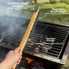 Grill Scraper Grill Cleaning Brush Copper Bristle Oven Cleaner Brush Wire Brush  Grill Maintenance