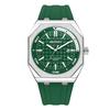 Aocasdiy Fashion Sport Watches for Men Silicone Strap Wristwatch Date Waterproof Chronograph Quartz Watch Men Clock reloj hombre