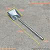 Long-Handled Stainless Steel Shovel: Versatile for Gardening, Coal Ash, Fire, Agriculture, and Pet Waste