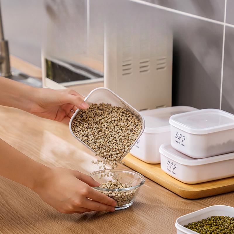 Küchenluftdichte Aufbewahrungsbox für Körner und Getreide Haushalt Kunststoff Lebensmittel Knödelbox