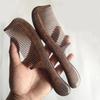 Natural Sandalwood Combl Fragrance Message Wood Combs Double Side Engraved Small Hair Combs Gifts Hair Comb  Hairbrush