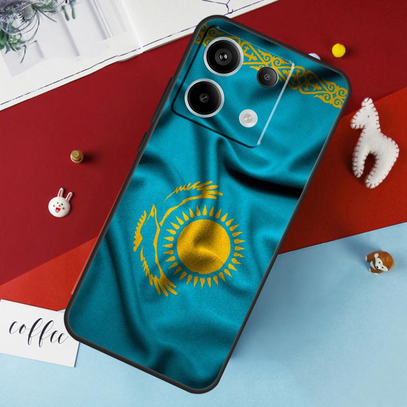 Kazakhstan flag Case for Xiaomi Redmi Note 13 12 10 8 9 11 Pro 12S 10S 11S Redmi 13C 10A 10C 9C 12C Cover