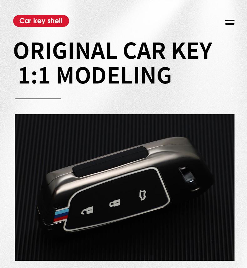 Baojun RC6/RM5 RS5/RS3 Metal Car Remote Key Case