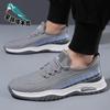 Foreign trade shoes men's spring and summer thin breathable fly-woven mesh men's shoes trendy lace-up men's shoes
