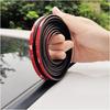 16.4Ft/5M Cuttable T-Car Sunroof Cover Seal Rubber Trim,Dust Proof&Weather Stripping For Windshield,Tailgate Adhesive Rubber Seal Strip