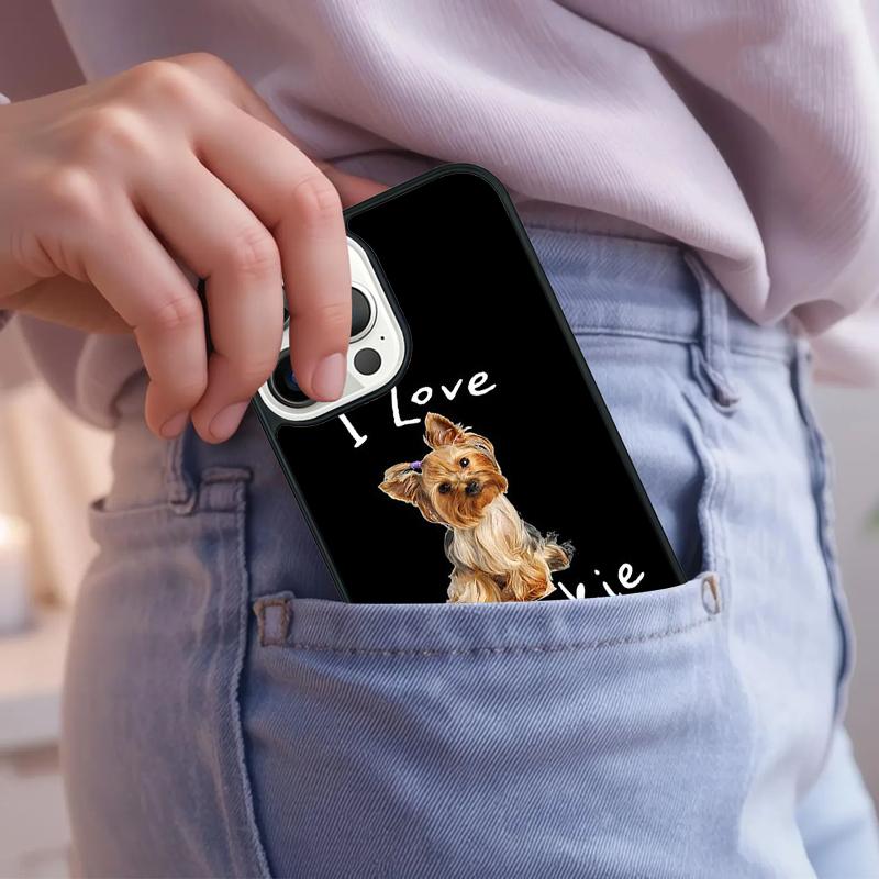 Yorkshire Terrier Dog Phone Case For iPhone 17 Air 15 16e 14 13 Pro Max Coque 12 11 Pro Max PLUS cover