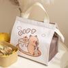 Oxford Capybara Lunch Bag Large Capacity Portable Lunch Box Simple Canteen Bag  BBQ Meal