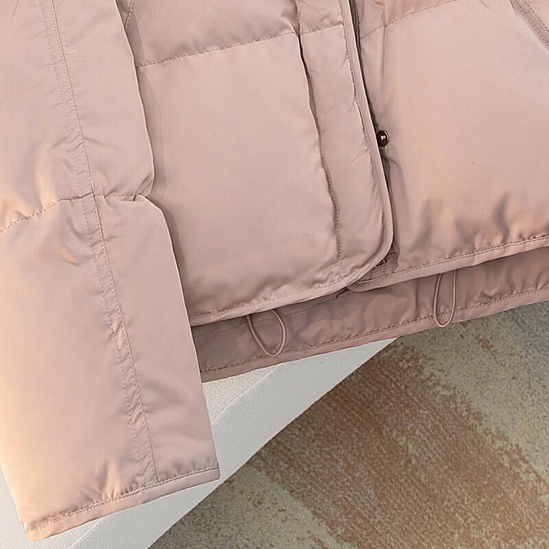 Damen 90% Entendaunen Stehkragen Kurze Pufferjacke