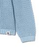 YALE Mesh Hooded Knit Zip-Up Sky Blue