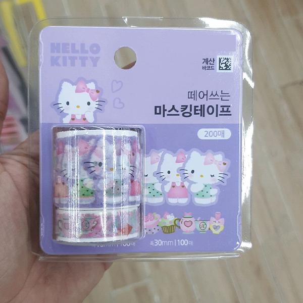 

Hello Kitty Peel-off Masking Tape 200 Sheets One thing