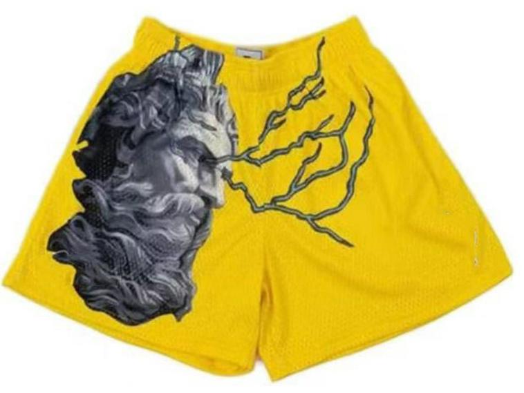 Trendy American Mesh Basketball Shorts - Quick-Dry Casual Sports Shorts