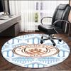 Manchester Football FC Print Round Rug, Washable Floor Carpet, For Entryway Dorm Laundry Room Office Study, Home Decor Birthday Christmas Gift